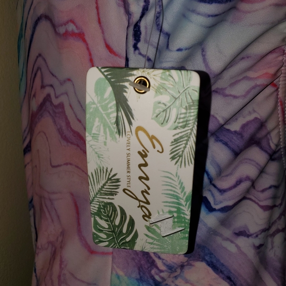 Envya Izzy Watercolor Swimsuit Bathing Suit - Picture 3 of 8